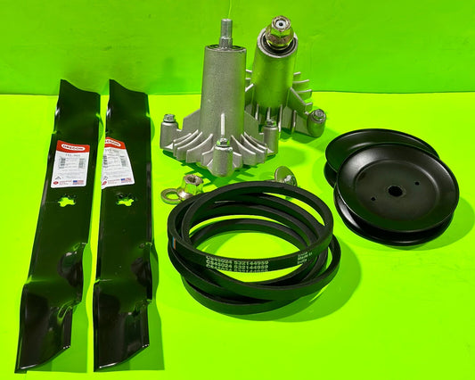 NEW Craftsman 917279950 42" Deck Rebuild Kit, 2 Spindles, Blades, Belt, Pulleys0