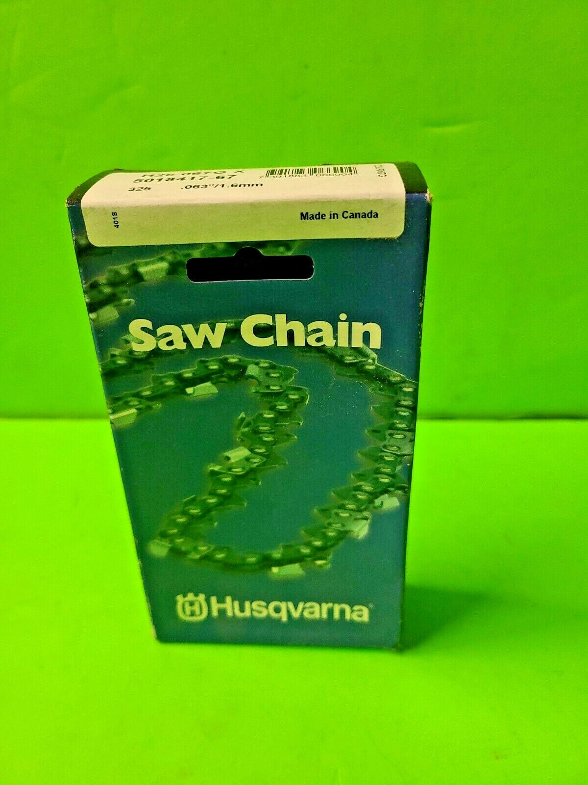16" Chainsaw Chain H26 Husqvarna 591104267 .325" Pitch .063" Gauge 67 Drive Link2