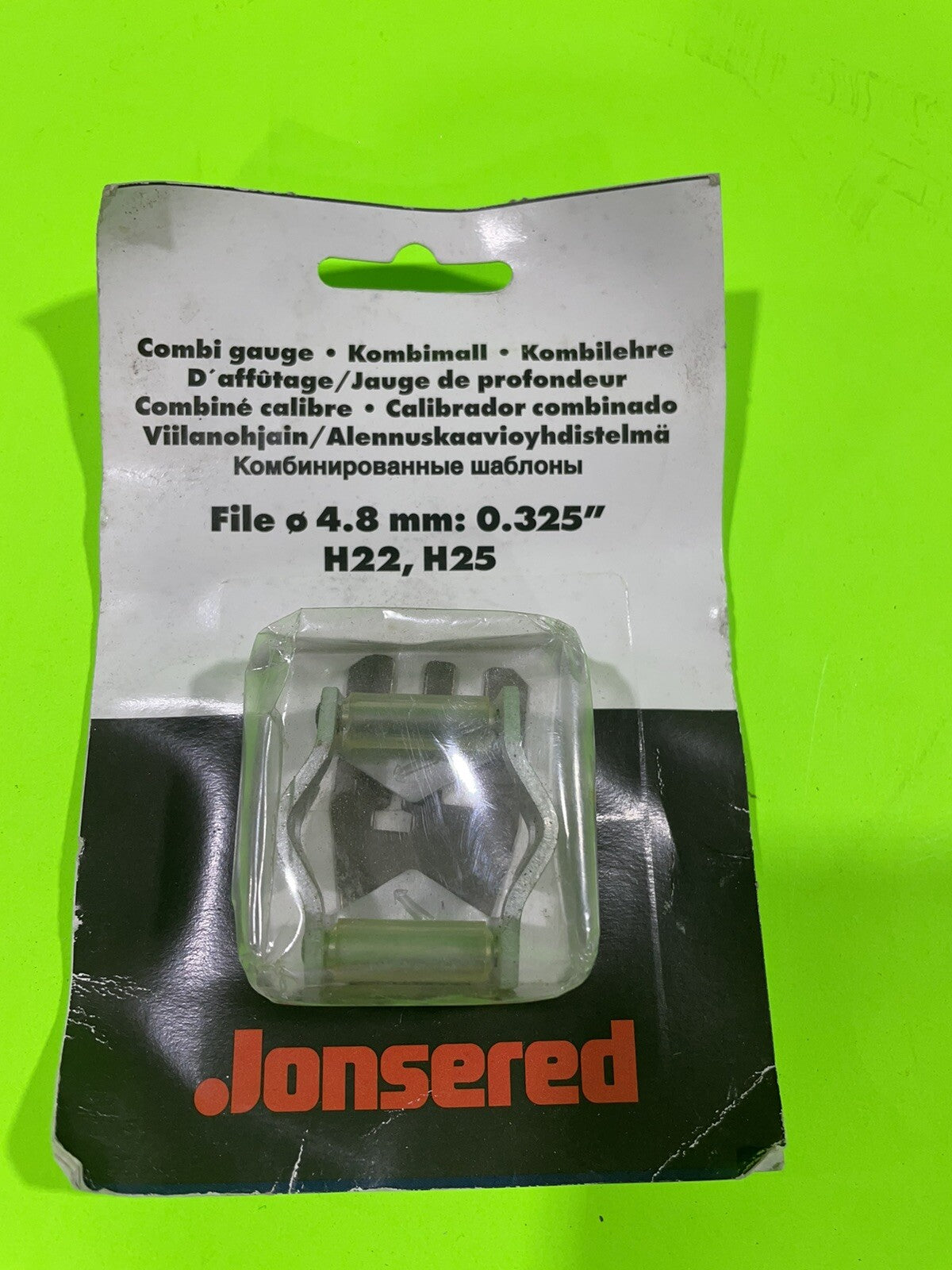 GENUINE Jonsered 504981675 Combination Gauge .325" H22 H250