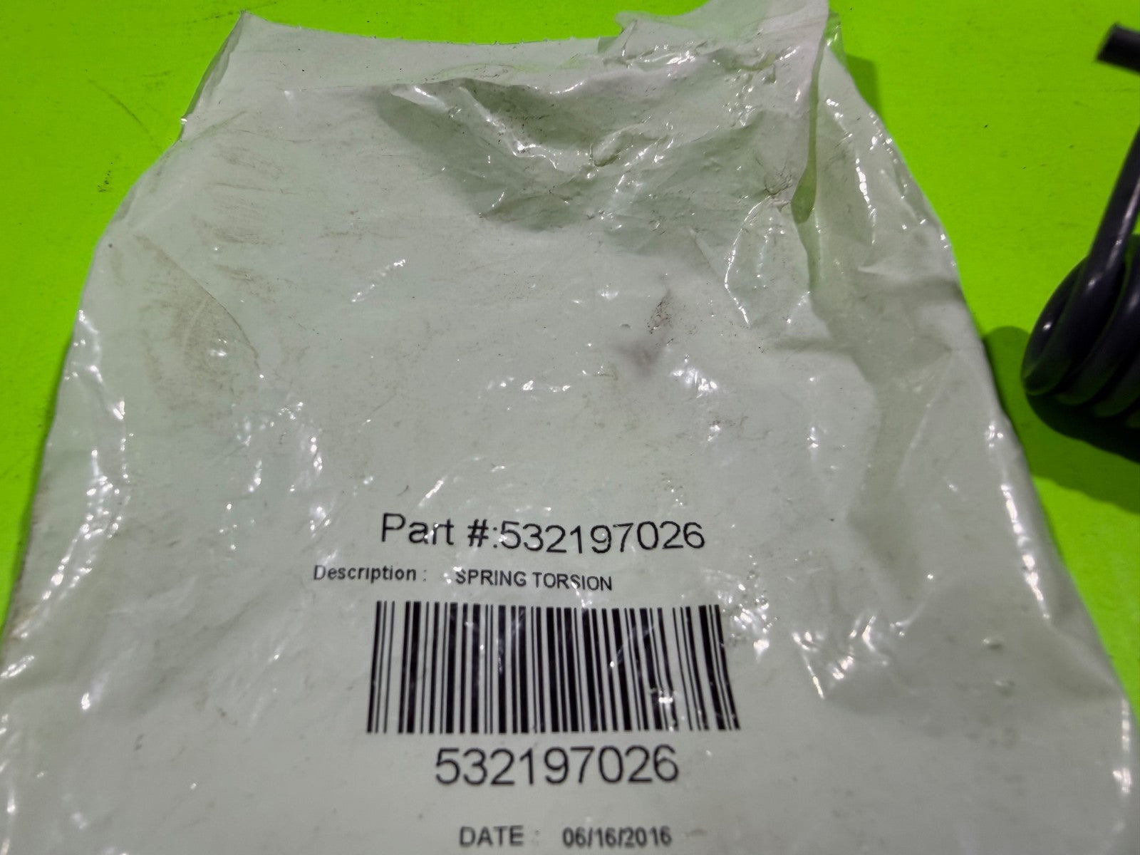 Genuine OEM Husqvarna 532197026 Torsion Deflect Sping Craftsman Poulan1