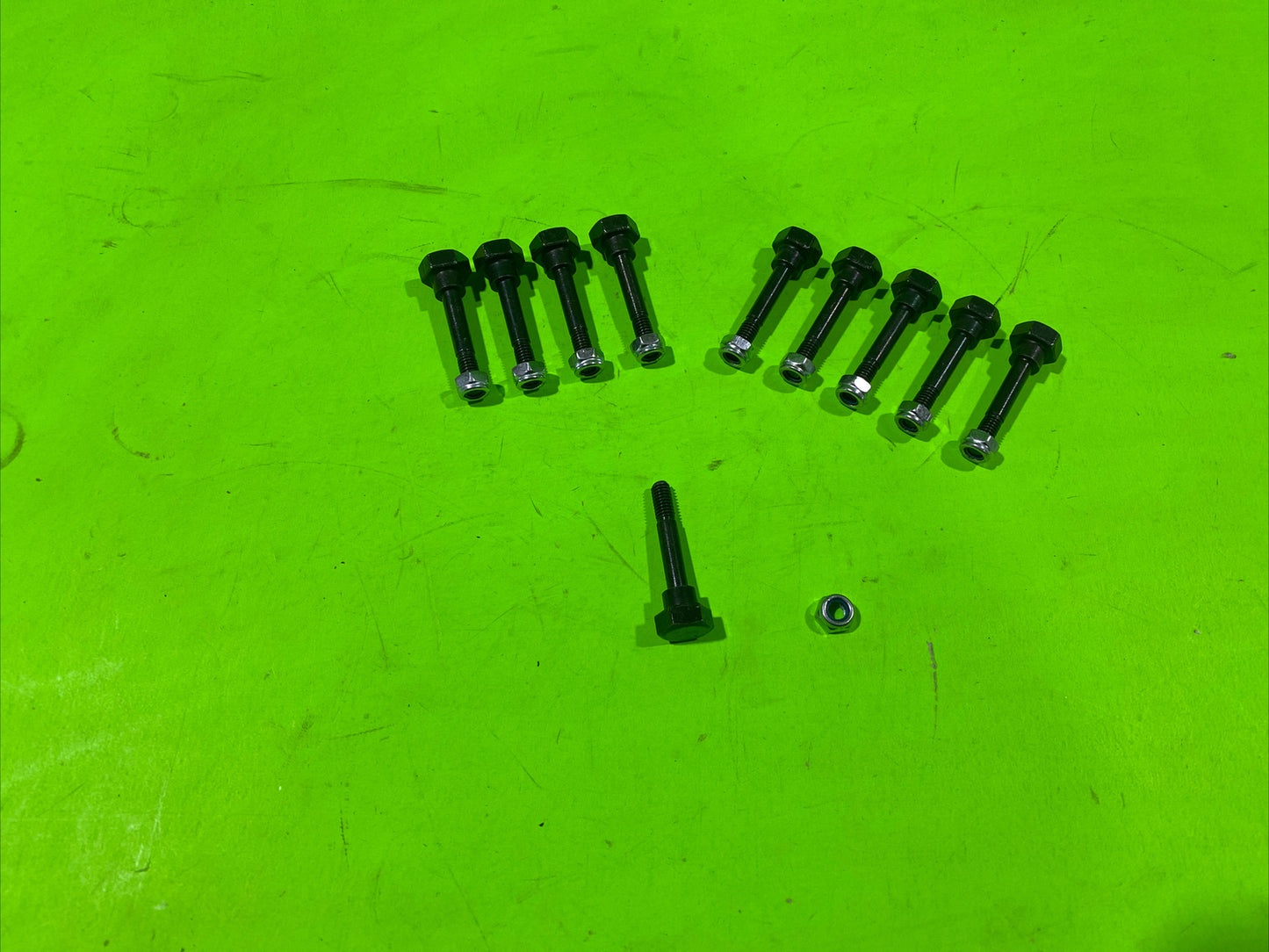10 Shear Pins w/ Nuts for Honda: 90102-732-000, 90102-732-010, 90114-SA0-0004