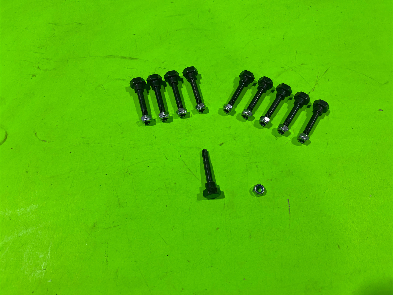10 Shear Pins w/ Nuts for Honda: 90102-732-000, 90102-732-010, 90114-SA0-0004