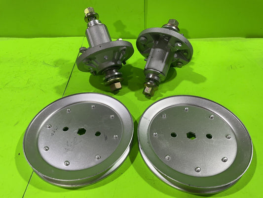 Spindle and Pulley Kit for John Deere GY20454 GX20367 E100 E100 E120 S100 X1450