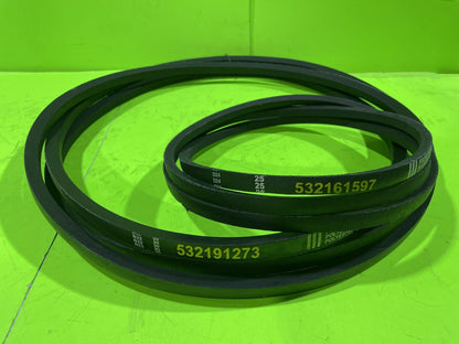 Deck Drive Belt Combo For 54" Deck 532161597 532191273 Husqvarna Poulan GTH25540