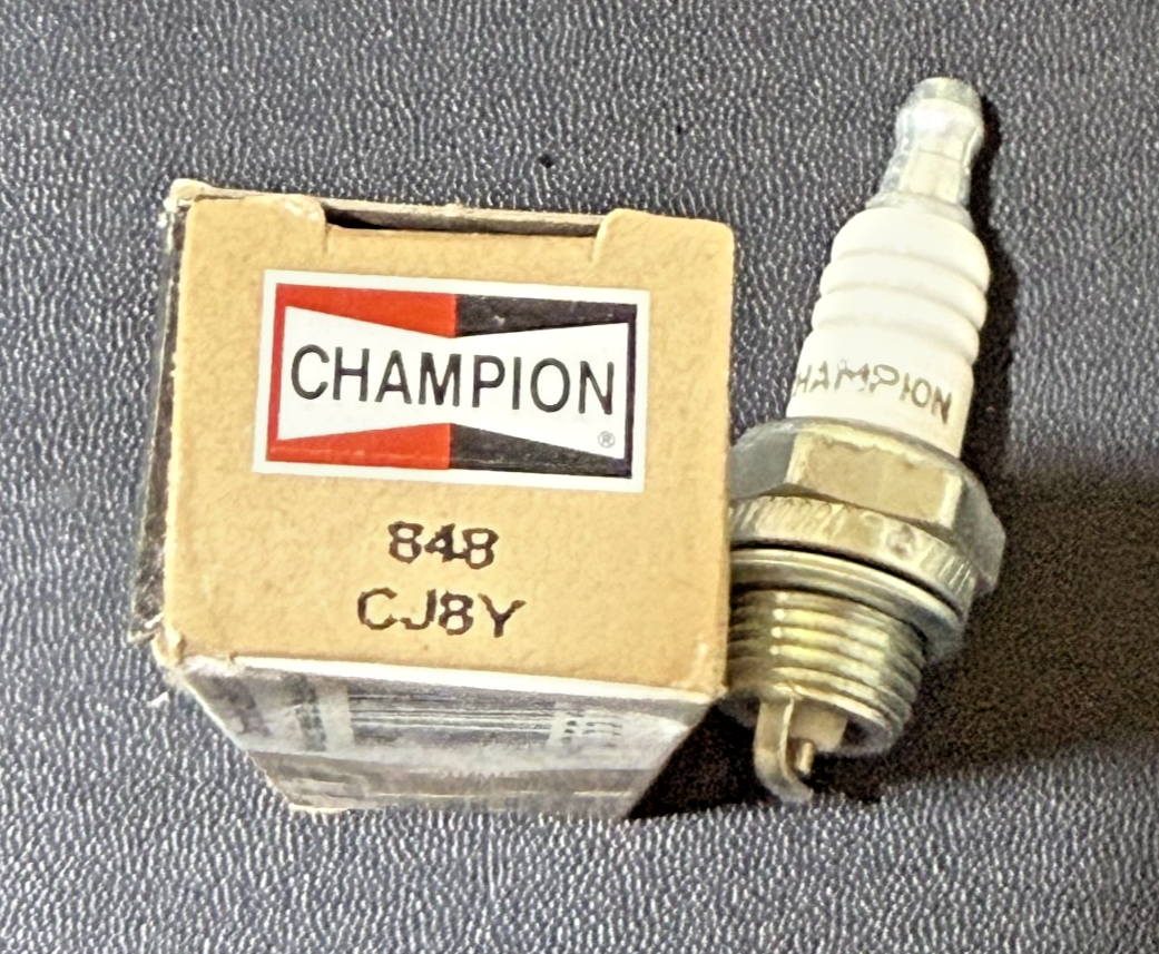 NEW Champion 848 CJ8Y Spark Plug Copper Plus Fits Small Engines OEM 1 Pack0