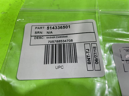 5 Pk Genuine Husqvarna 514336501 Washers 170BF/BT 370BFS 560BFS RedMax EBZ75001