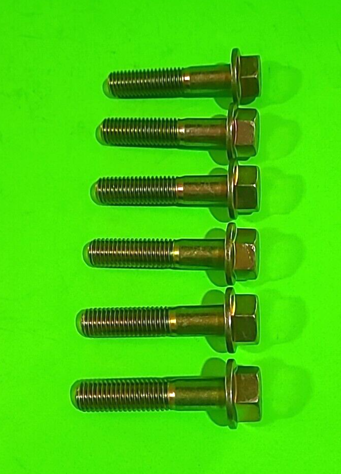 6 pack OEM Husqvarna 596438101 Hex Head Flange Screw 5/8-11x3.0 GR8 8744510480