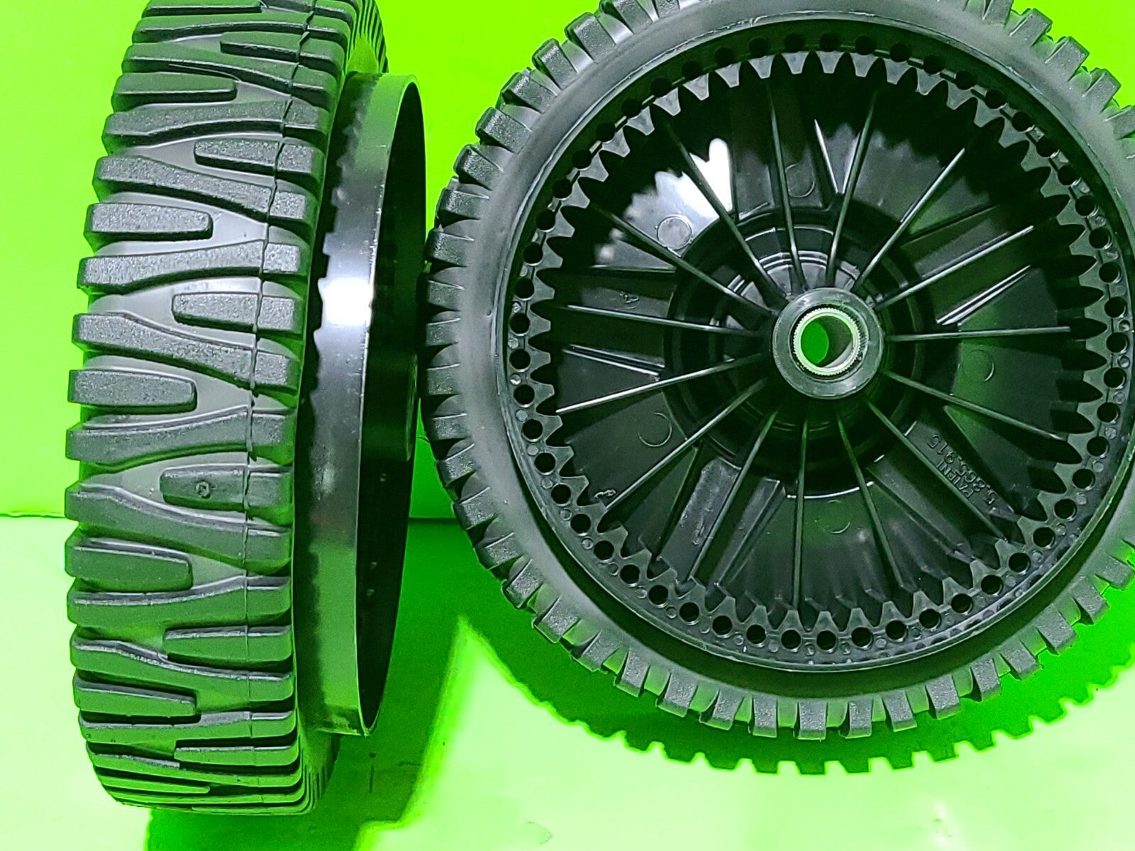 (2) GENUINE HUSQVARNA OEM 581009201 WHEELS 8X1.75. OEM3