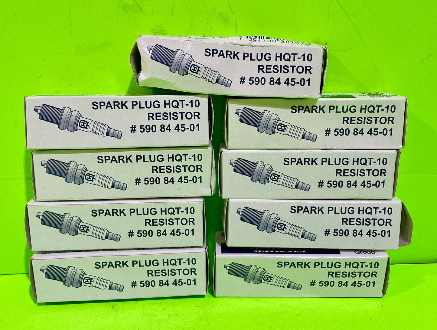 Genuine Husqvarna 590844501 9 Pack OEM Spark Plug HQT-100