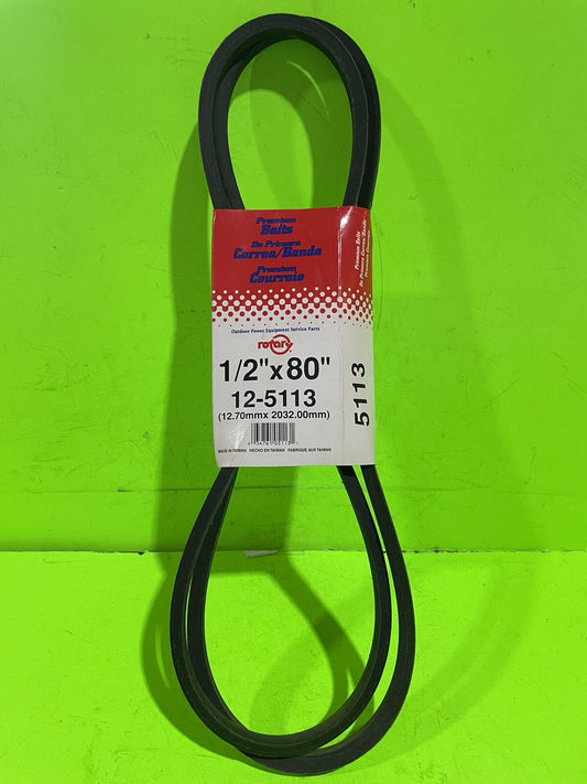 Rotary Premium 5113 Belt 1/2"x80" AYP 583662201 John Deere M44272 M47766 M732230