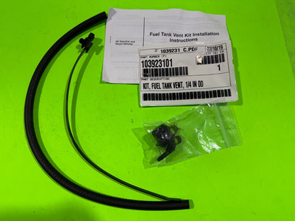 Genuine Club Car Fuel Tank Vent Kit 103923101 1/4" OD0