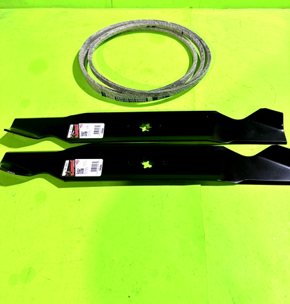 T210 Deck Blades And Belt kit fits 942-04308 742-04308 942-0656 742-06560
