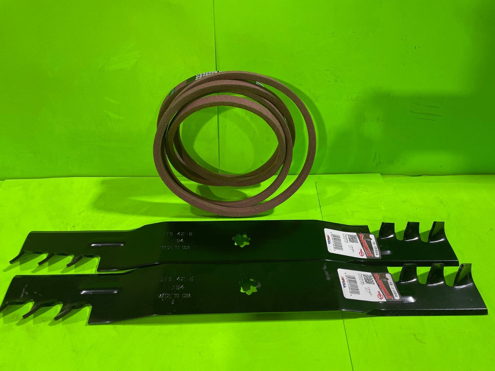 Belt Blade Kit Fits John Deere 42" Lawn Mower LA105 LA100 LA110 LA115 LA1206