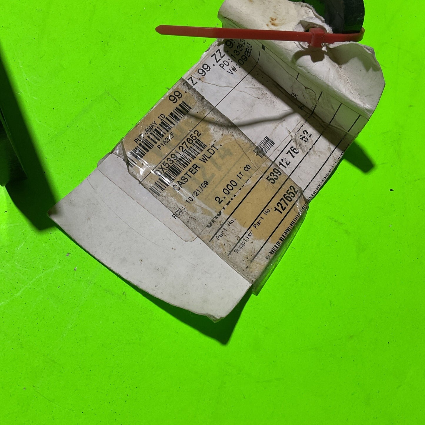 Genuine OEM Husqvarna 539127652 Caster Weldment for Dixon 1950-50 '04 Zero Turn2