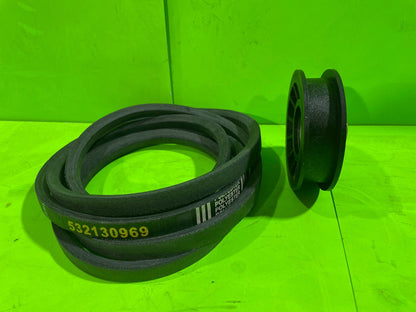 Drive Belt Pulley Kit For Husqvarna YTH23V48 YTH23V42 YTH22V46 194327 1309696