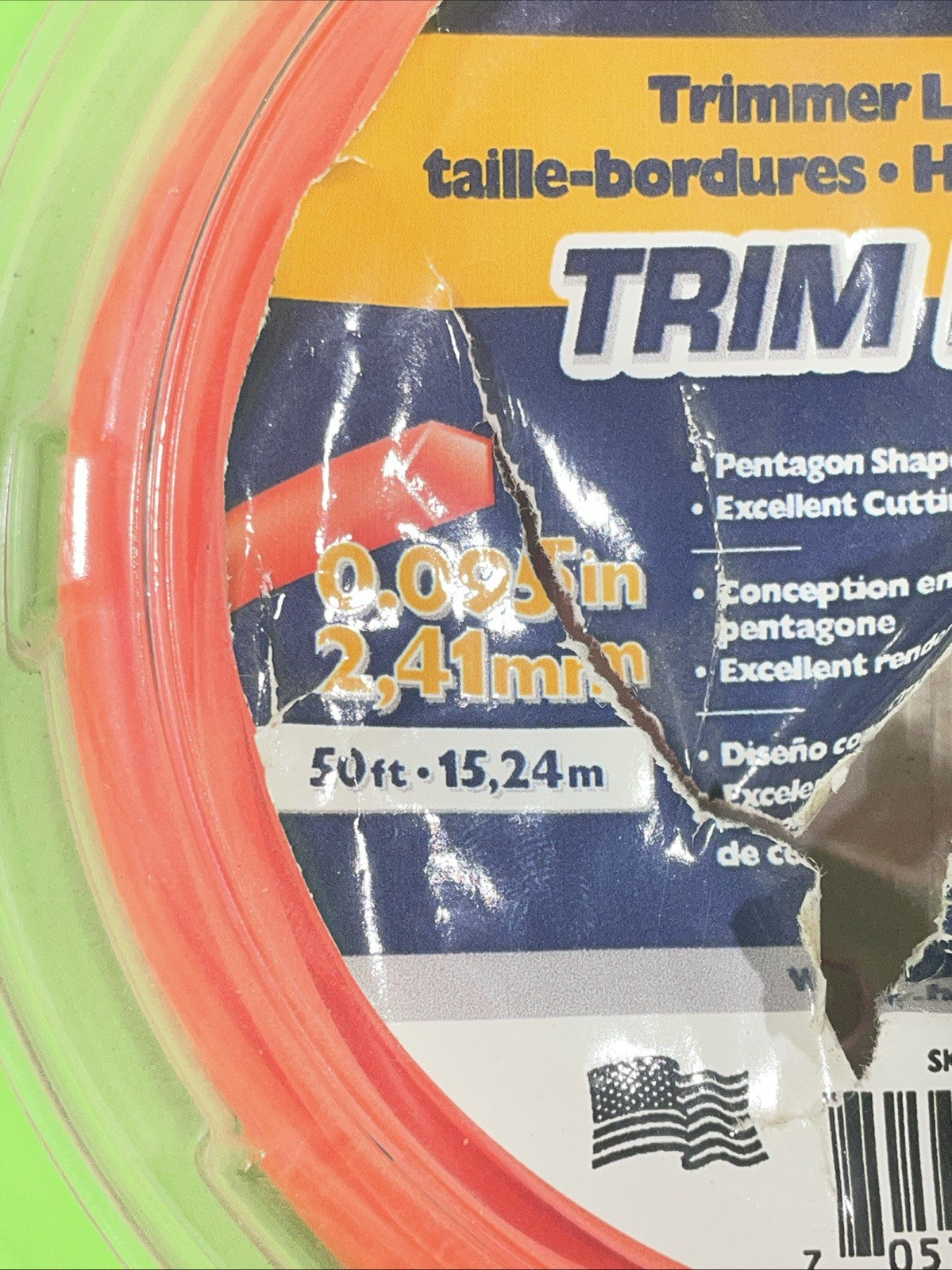 New Genuine Husqvarna Trim Force Trimmer Line 50 Foot Donut - .095" # 6390061083