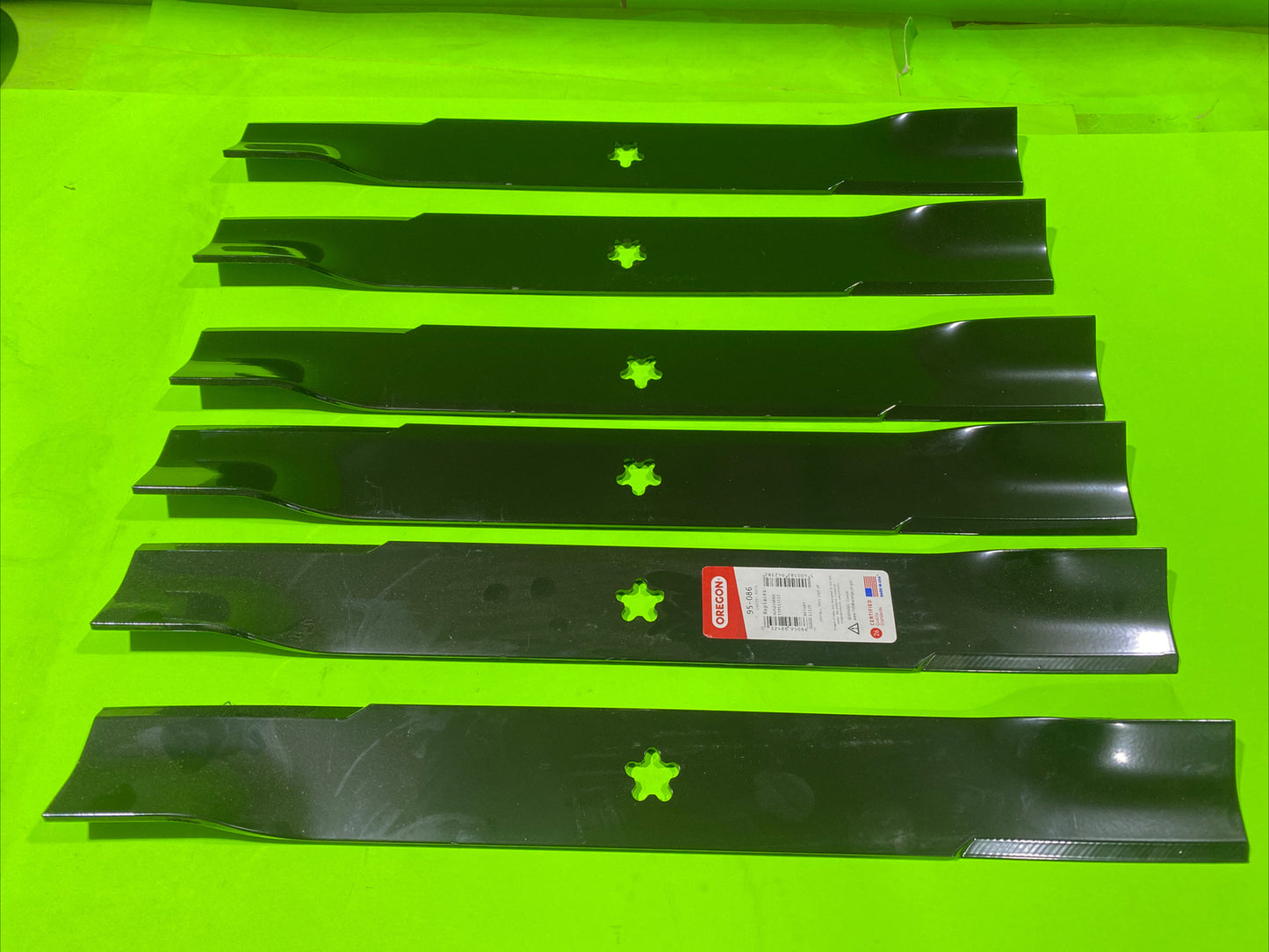6PK Oregon 95-086 Replacement Blades for 61" Dixon 532134149, 5391198430