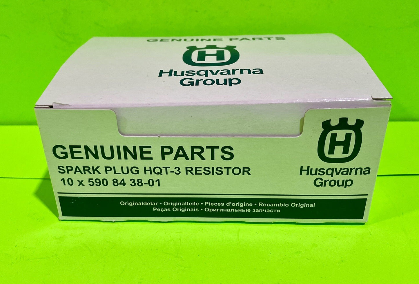 Genuine Husqvarna 590843801 Spark Plug Resistor HQT-3 10 pack Fits RZ7C CMR6H0