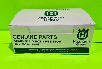 Genuine Husqvarna 590843801 Spark Plug Resistor HQT-3 10 pack Fits RZ7C CMR6H0