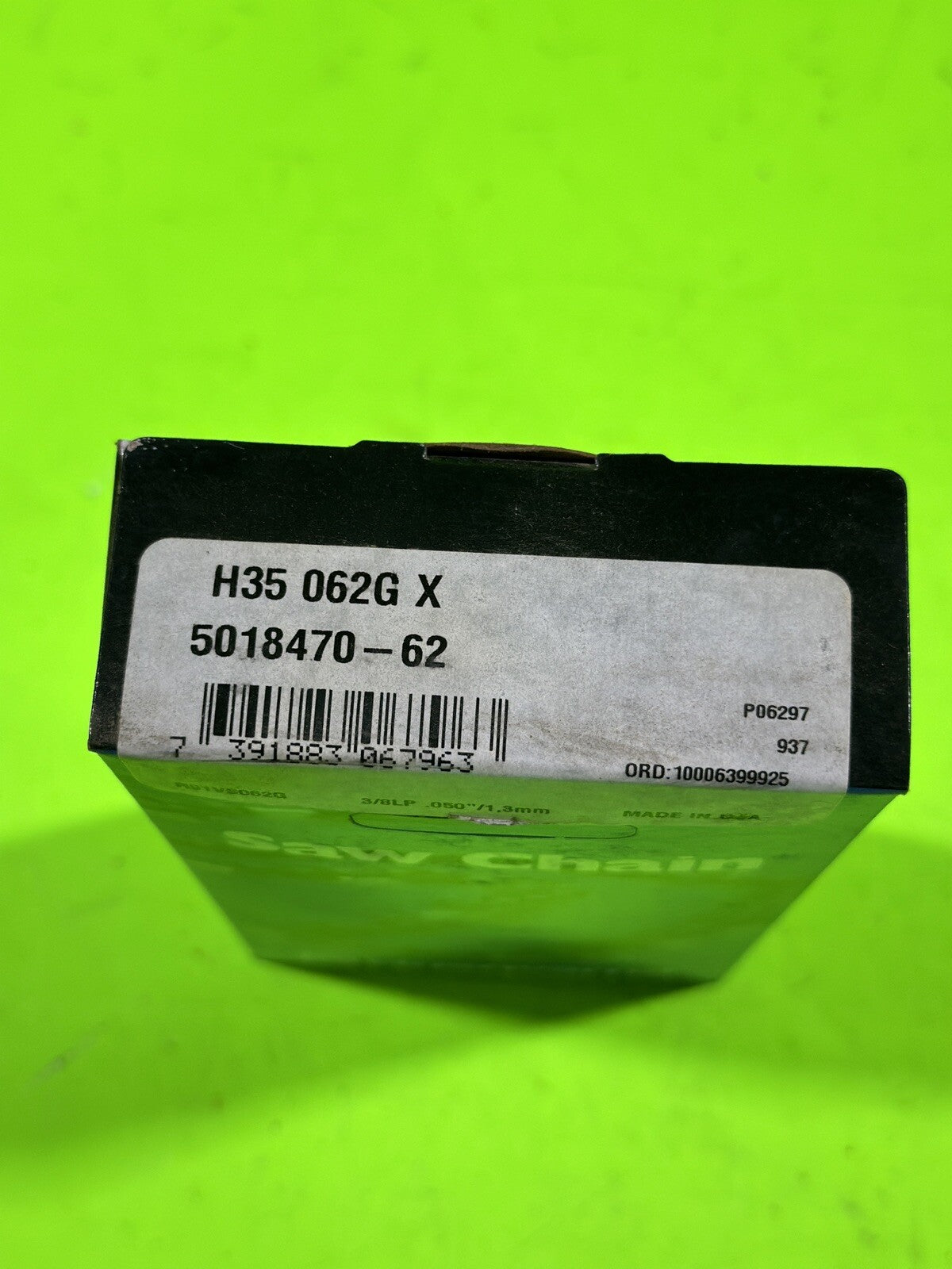NEW OEM Husqvarna H35 501847062 95VP Chainsaw Chain 18''/ 62DL / 3/8" / .0504