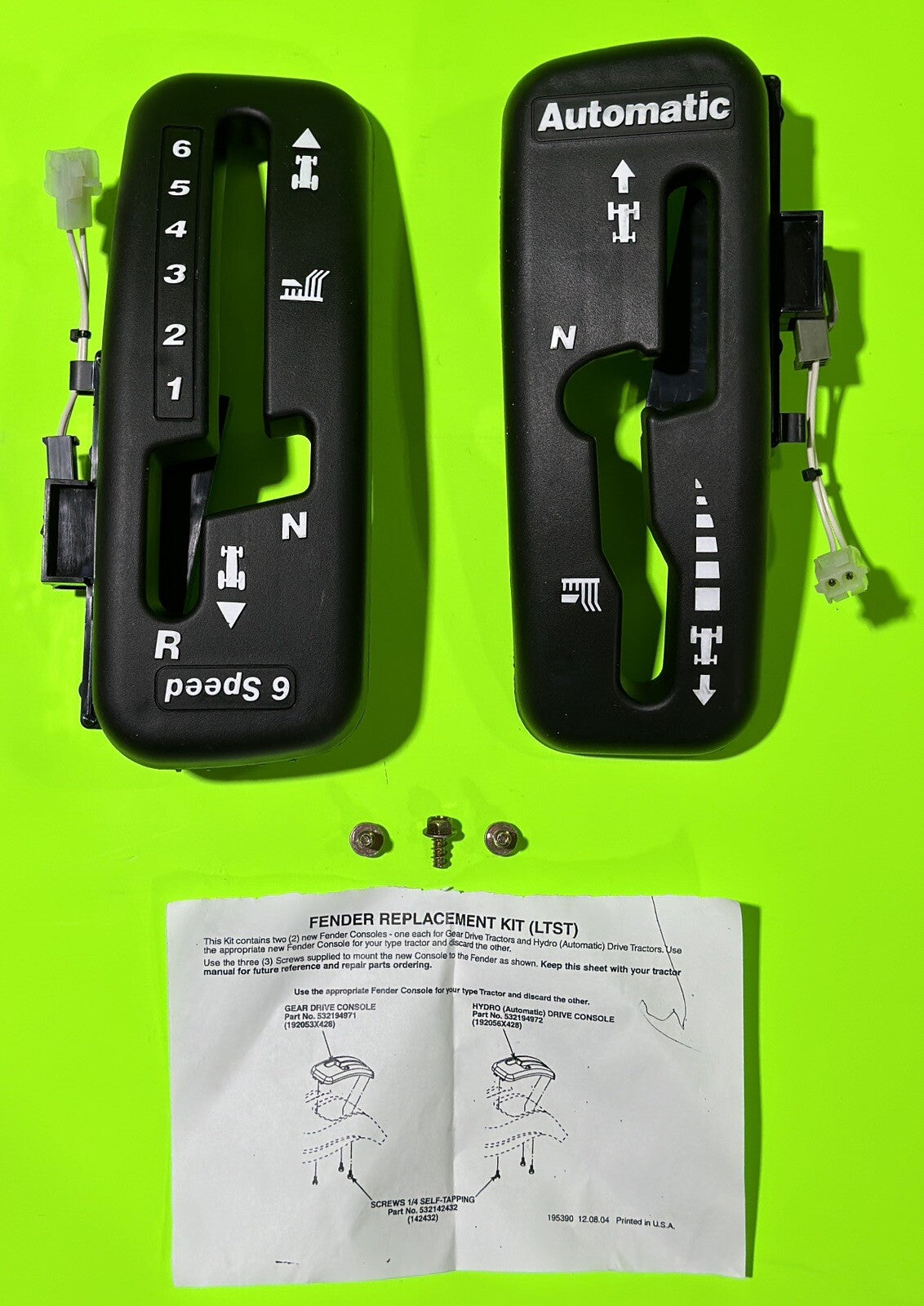 NEW OEM Jonsered Shift Console Kit 532194971 532194972 Fits Husqvarna AYP0