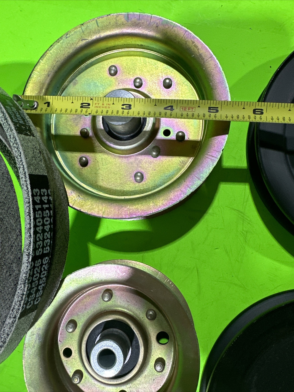 Complete 46" Deck Pulley Belt Kit For Husqvarna YTH18K46 YTH23K46 YT46LS 46" Kit8