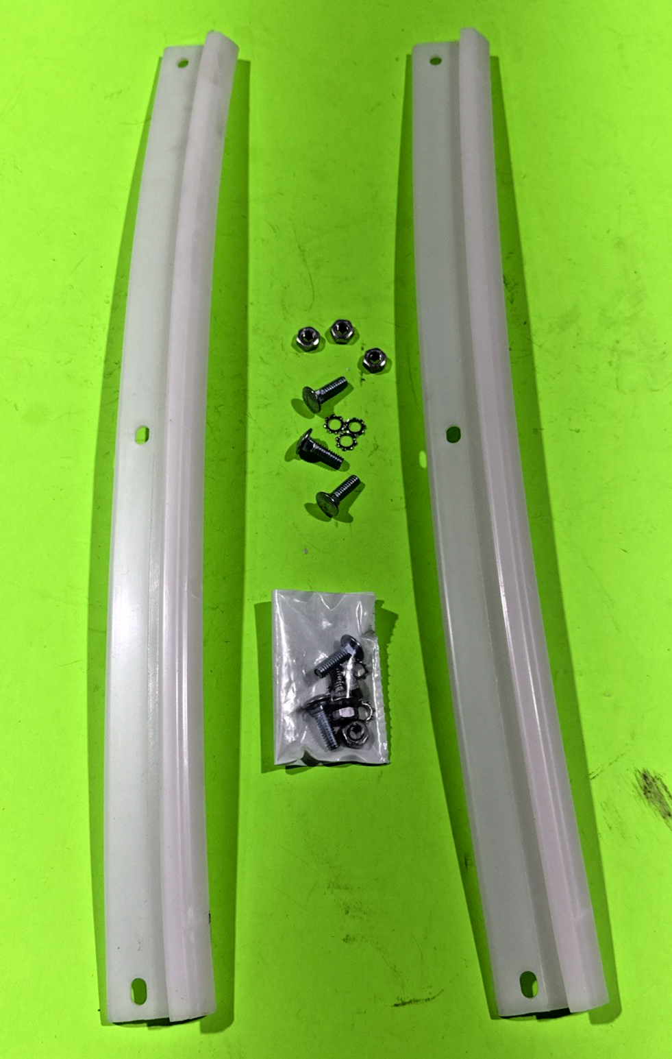 2 PACK NEW TORO SNOW BLOWER SCRAPER BAR 23-3170 WITH HARDWARE S200, S620, CR200