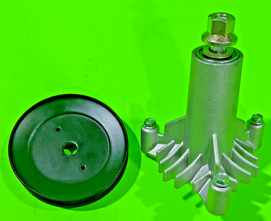 NEW Spindle & Pulley For Craftsman 917255695 42" Deck replaces 130794 1734360
