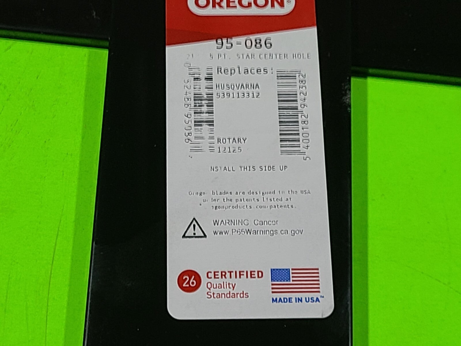 6PK Oregon 95-086 Replacement Blades for 61" Dixon 532134149, 5391198434