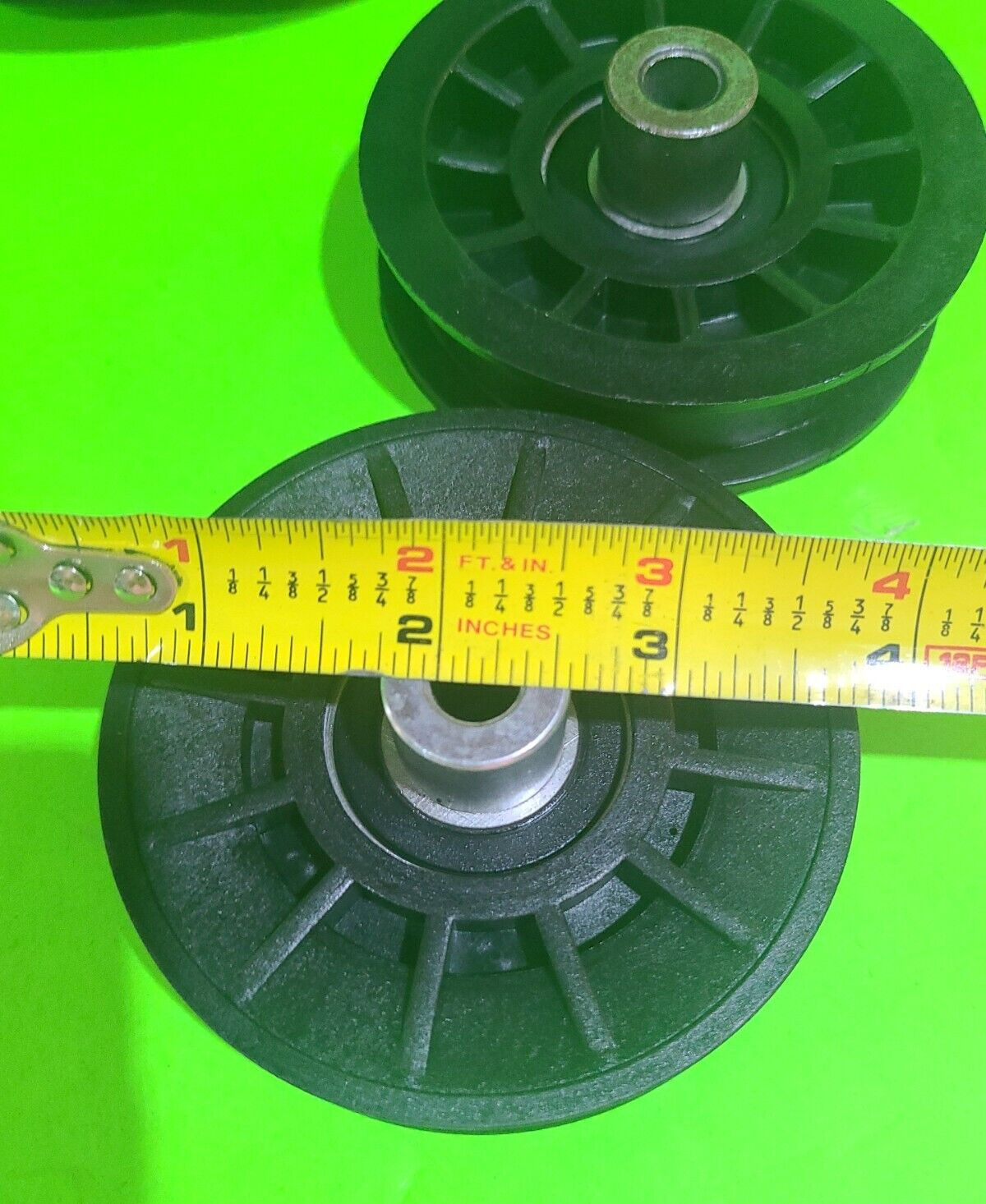 HUSQVARNA 532194326 V-GROOVE IDLER PULLEY & 532194327 FLAT IDLER PULLEY SET3