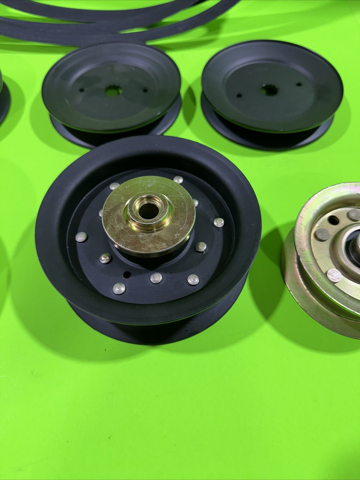 Complete 48" Deck Pulley Belt Kit For Husqvarna YTH2348 YTH22K48 YTH23K48 48"1