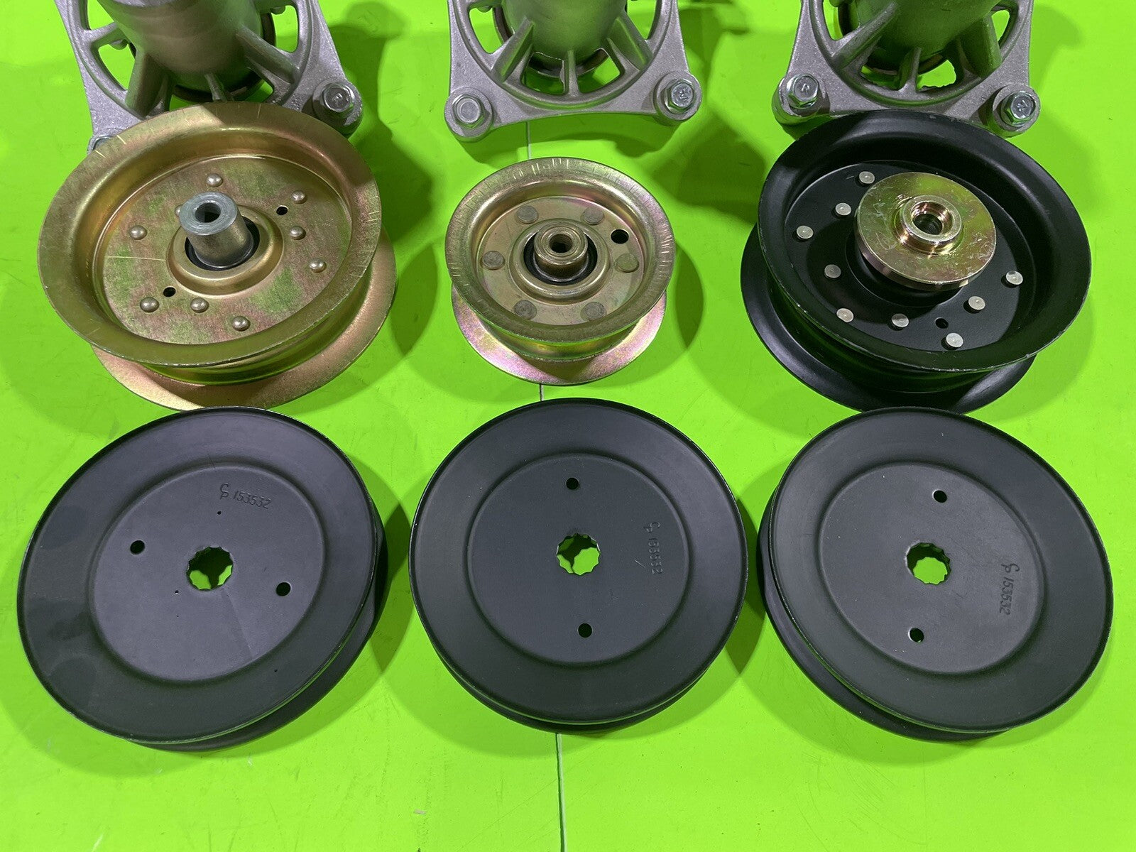 48" Spindle Pulley Belt Kit For Husqvarna YTH23V48 YTH24V48 YTH24K483