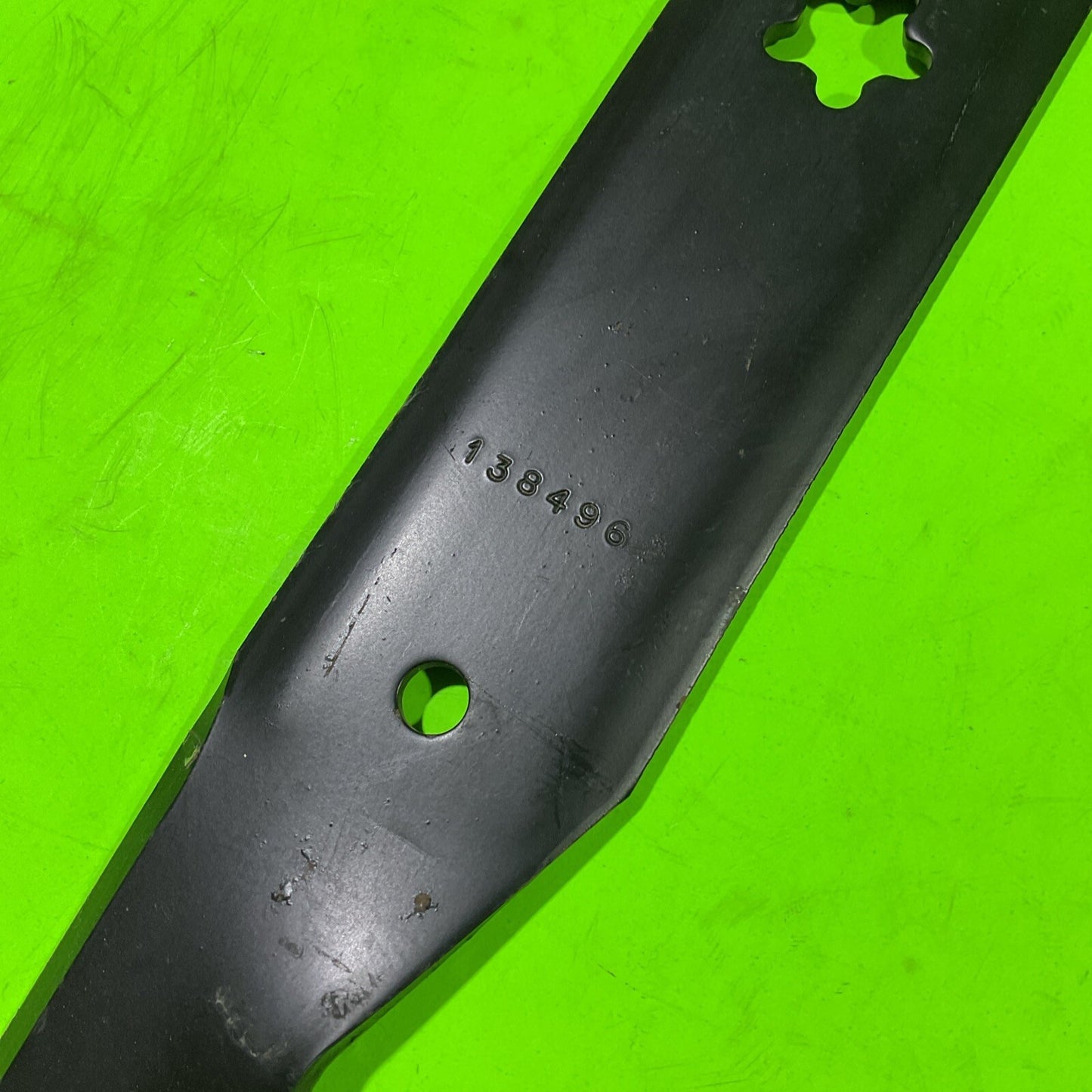 Lawn Tractor 36-in Deck Premium High-Lift Blade 138496 5 Point Star Center Hole1