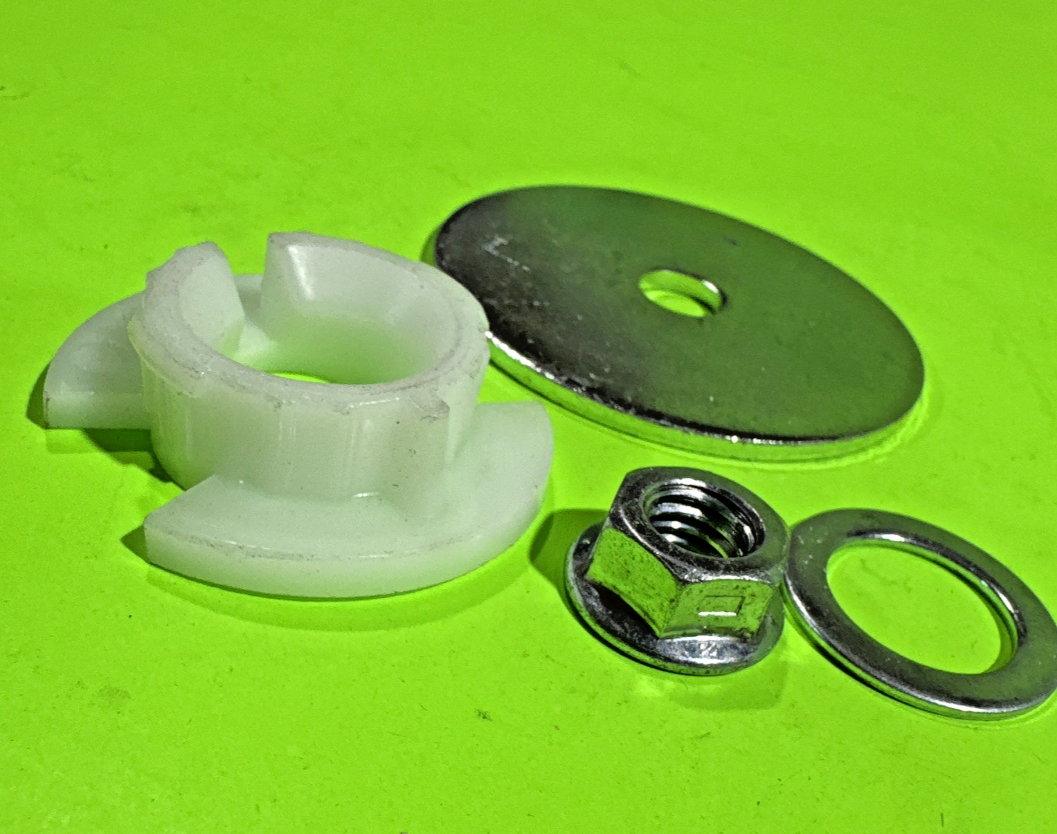 New OEM Husqvarna Lawn Mower Steering Shaft Bushing 532195228 with Hardware4