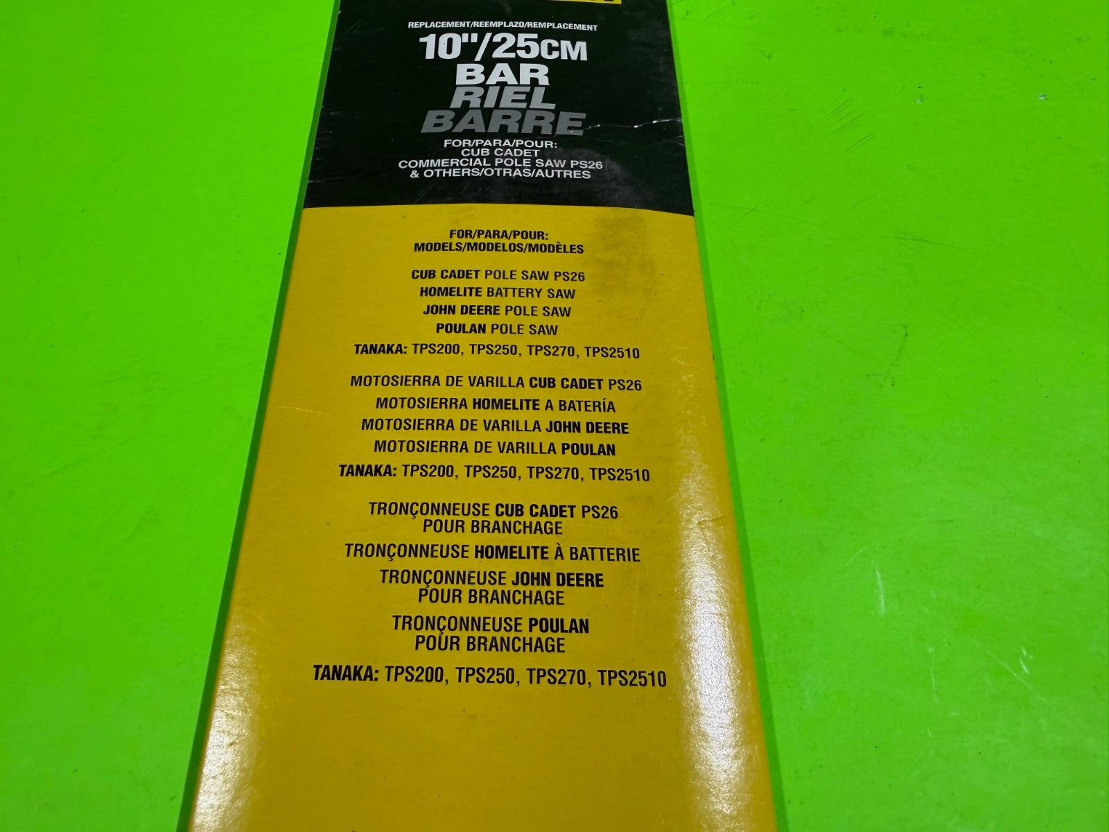 NEW Cub Cadet Commercial 490-700-0012 10" Bar Homelite John Deere Poulan Tanaka3
