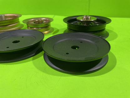 48" Deck Spindle Pulleys Idler Pulleys For Husqvarna YTH23V48 YTH24V48 YTH24K484