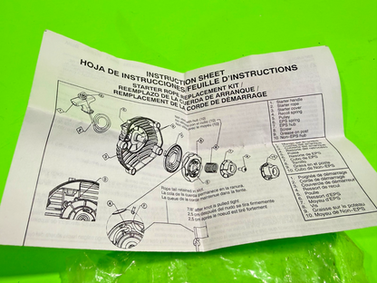 NEW Genuine OEM Husqvarna 545081817 Starter Rope Kit 125 B BV BVX HVA1251
