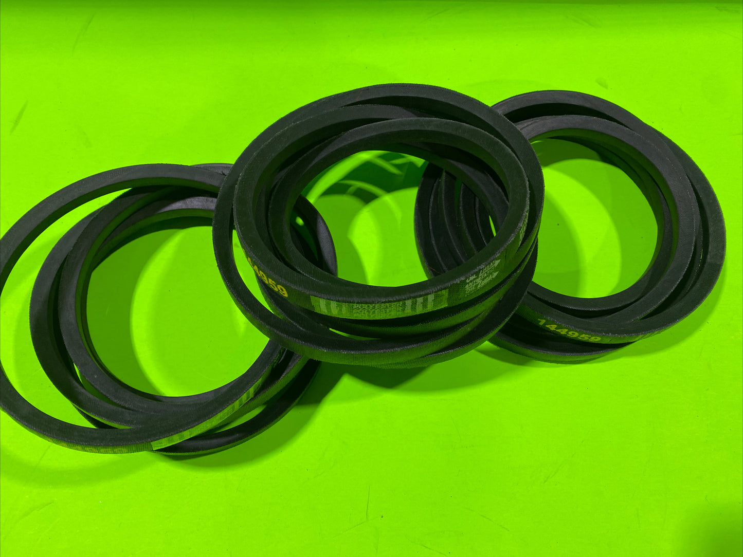 3-NEW LAWN MOWER DECK BELTS FITS CRAFTSMAN 42" RIDING MOST 144959 1/2" X 95"3