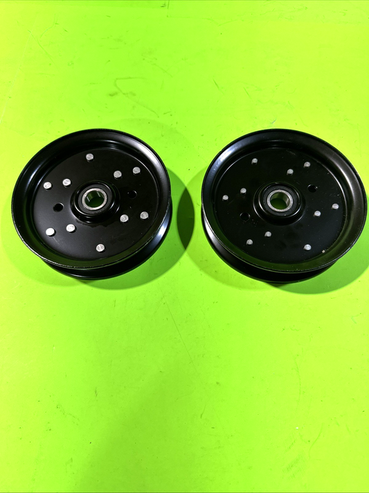 New QTY 2: Flat Idler Pulleys Fits Toro Replaces 1-6130980