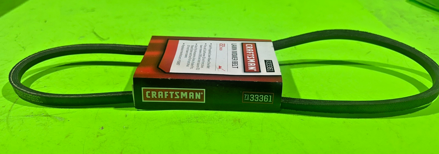 NEW OEM Craftsman 33361 Belt for Husqvarna Mower Model 96143008001 (532196857)4
