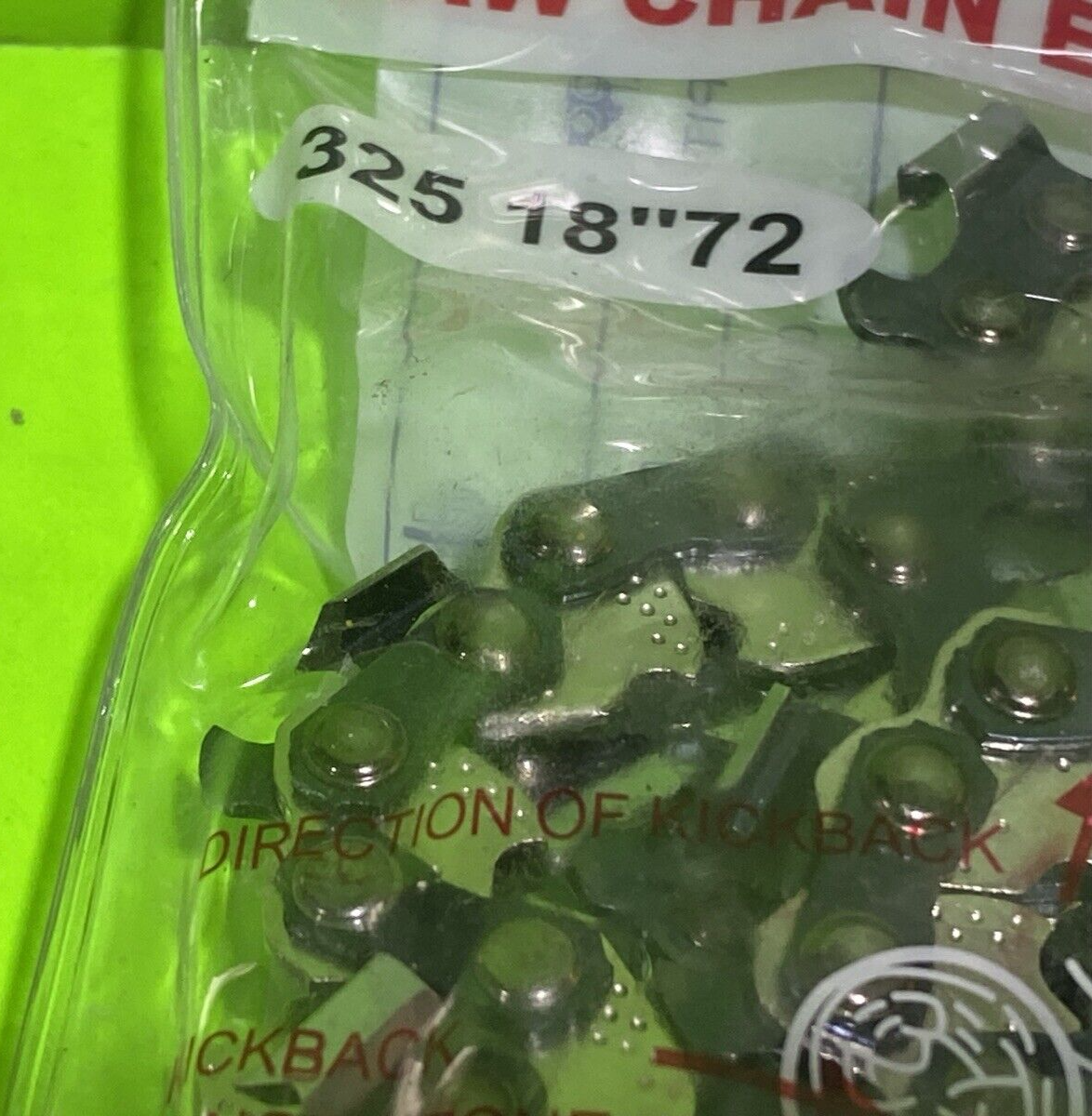 Chainsaw Chain for Jonsered Husqvarna 18 Inch Bar .050 Gauge .325 72DL 4 Pack2