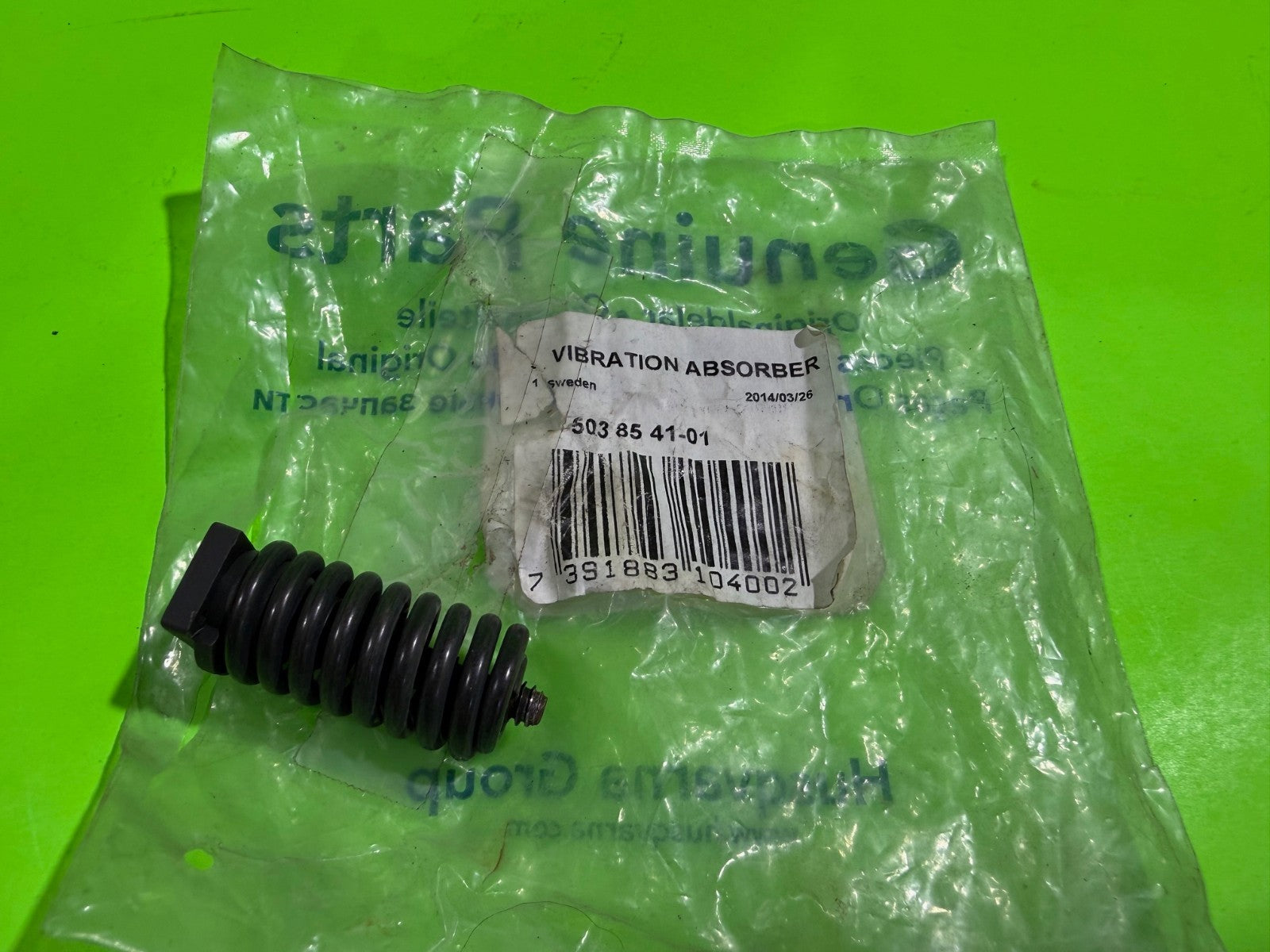 NEW Genuine OEM Husqvarna 503854101 Vibration Absorber 340 345 346 351 351 ++1