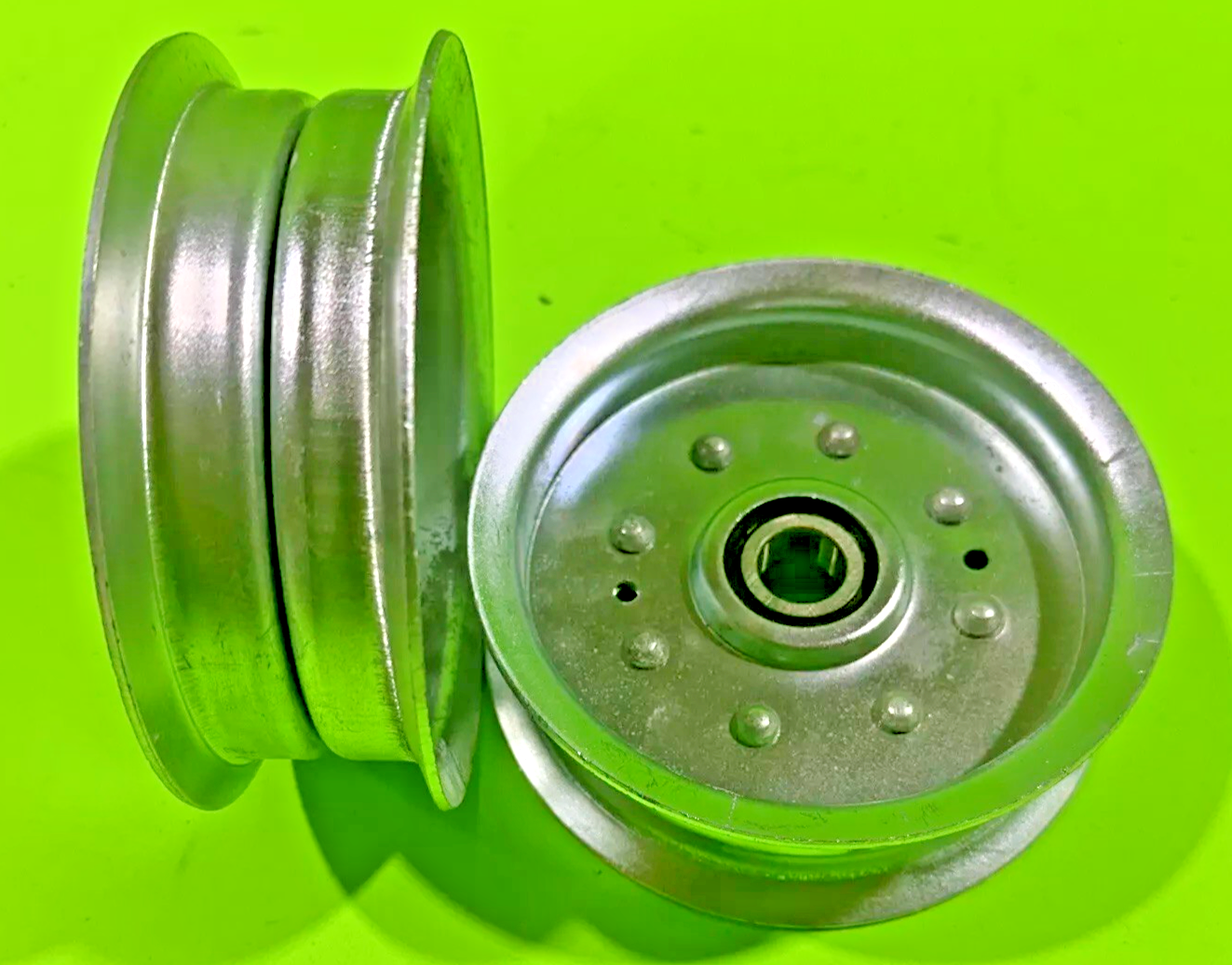 NEW 2PK Idler Pulleys fits John Deere 105 42" Tractor Replaces GY201101