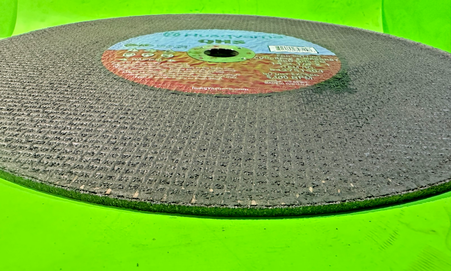 NEW OEM Husqvarna Masonry/Concrete Red QHS-CM Blade 542751504 14" x 1/8" x 1"3