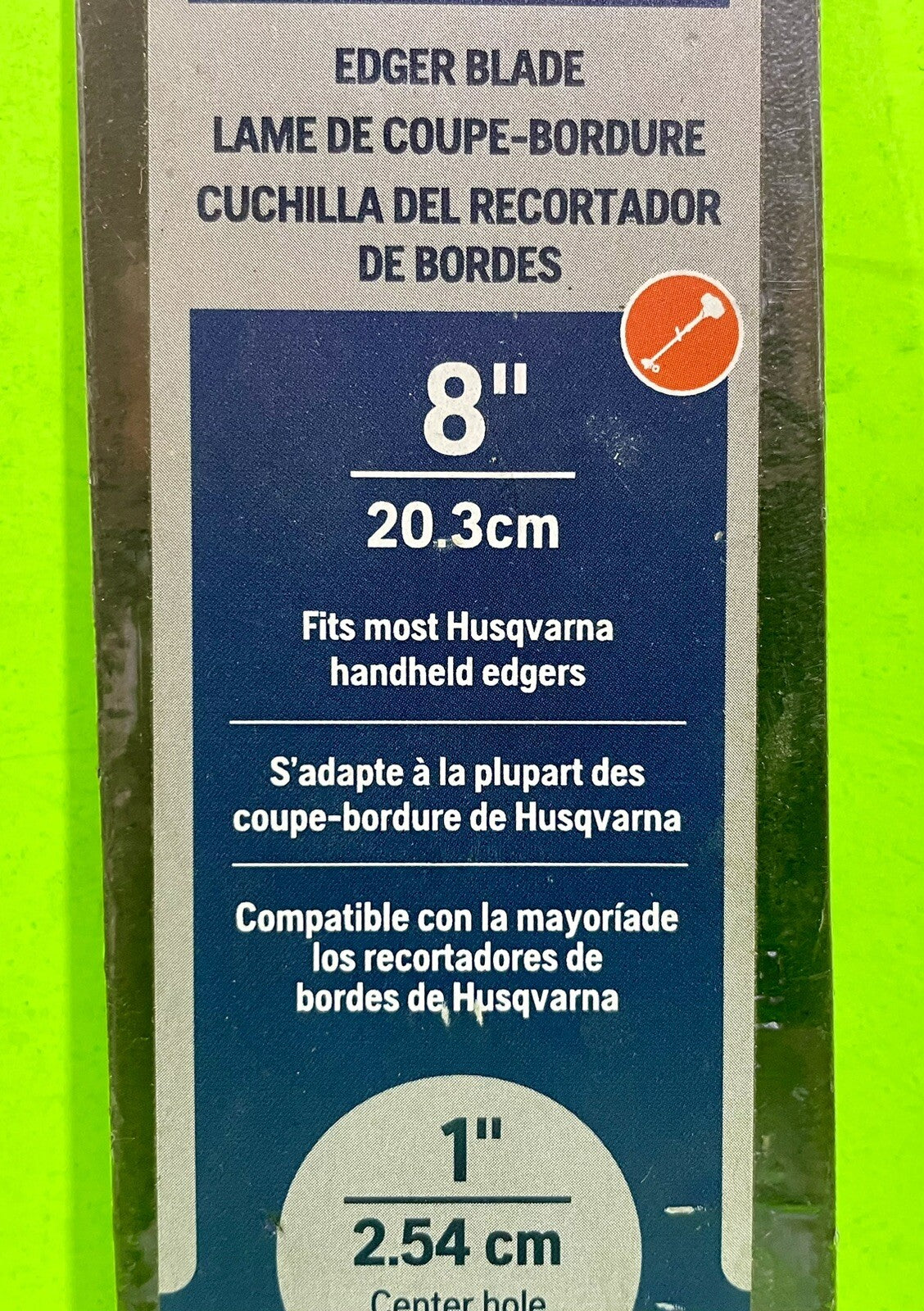 Genuine Husqvarna 531300233 8-Inch Edger Blade For 123LD, 125E, 125LDx, 225E4