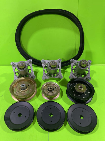 48" Spindle Pulley Belt Kit For Husqvarna YTH23V48 YTH24V48 YTH24K480