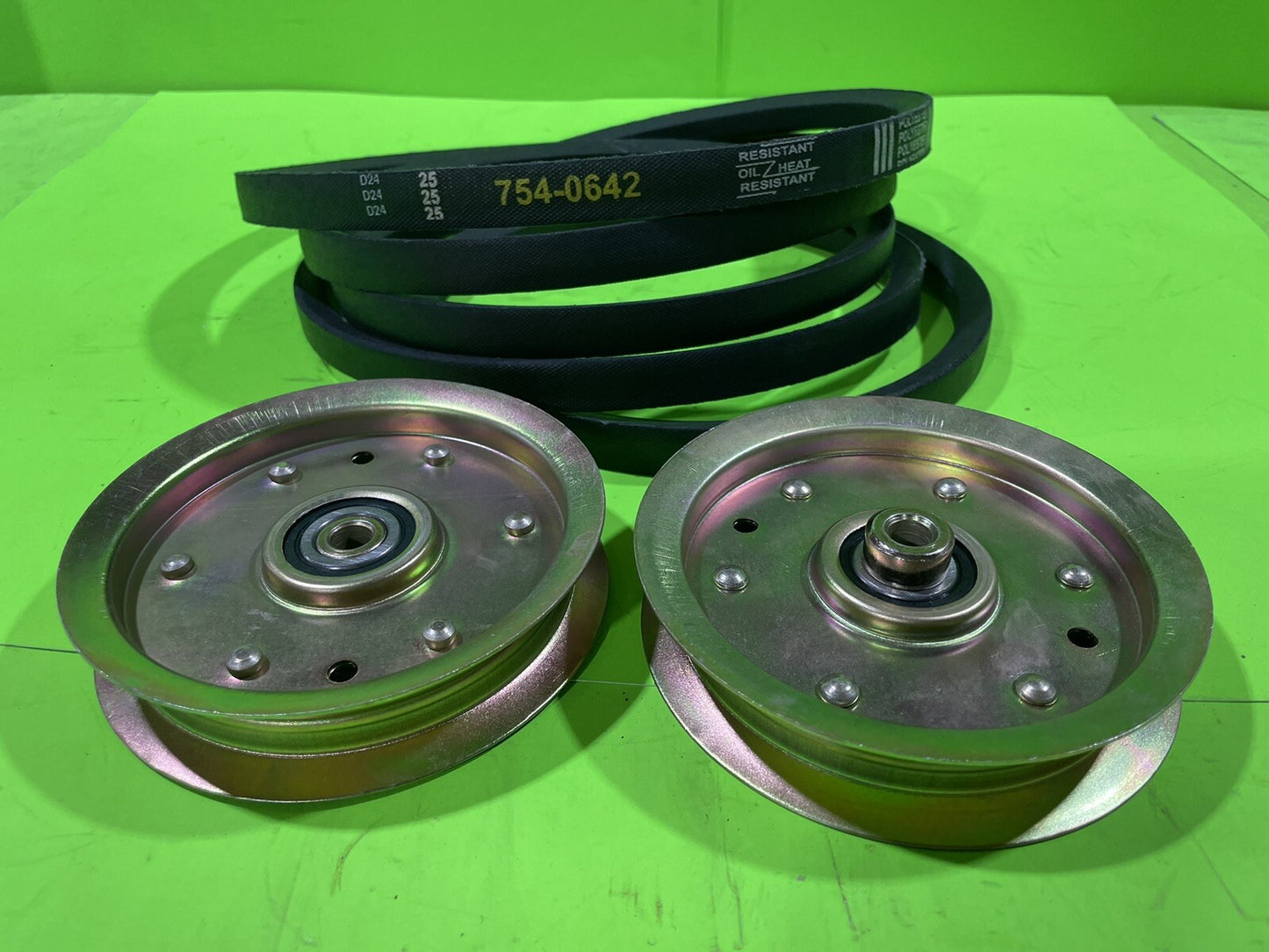 Pulley Belt Replacement Kit 754-0642 756-04129 For Cub Cadet MTD Huskee0