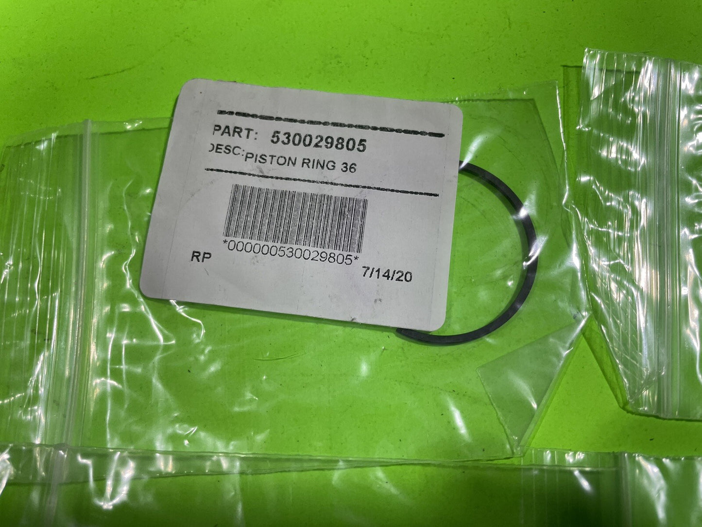 4Pk Genuine OEM Husqvarna 530029805 Piston Rings 136 137 Poulan 1950 1975 21503