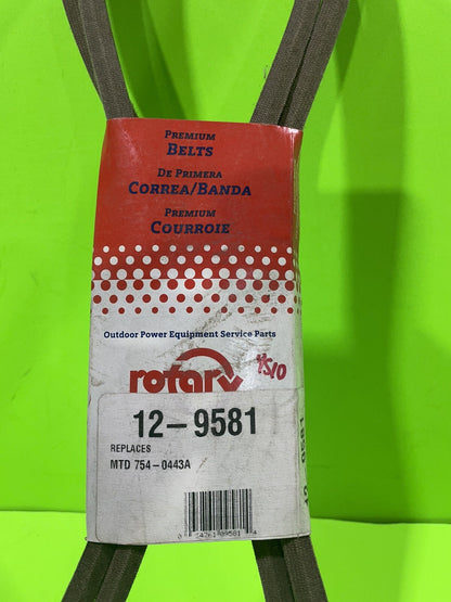 Rotary Premium Replacement Belt for 754-0443A 954-0443A MTD Rear Discharge Model1