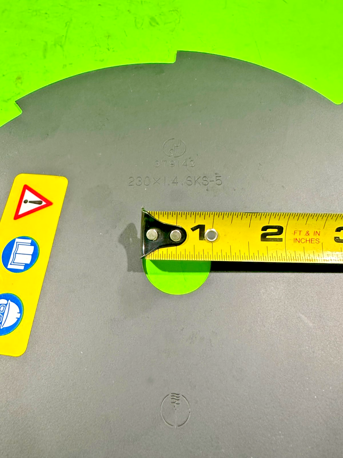 NEW Open Box Shibaura 195833170 9 inch diameter Saw Blade6